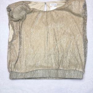 TCEC Tan Sleeveless Blouse